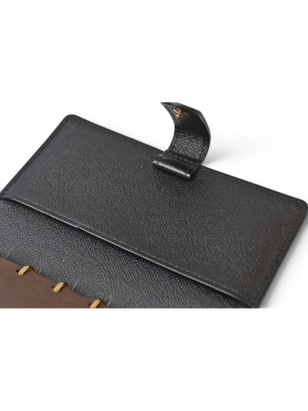 Louis Vuitton Notebook Cover Agenda PM Epi Black